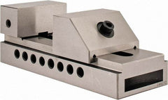 Interstate - 2-7/8" Jaw Width, 4" Jaw Opening Capacity, 1-3/8" Jaw Height, Toolmaker's Vise - Flat Jaw, 0.005mm Parallelism, 0.0051mm Squareness, 7-1/2" OAL x 2.938" OAW x 2-5/8" OAH - Strong Tooling