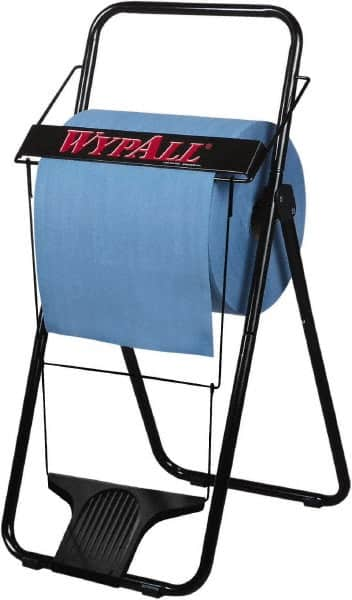 WypAll - Black Hands Free Wipe Dispenser - 33" High x 16-3/4" Wide 18-1/2" Deep - Strong Tooling