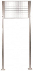 Folding Guard - 12 Ft. Tall Transome Kit - For Galvanized Welded Wire Partitions, for Temporary Structures - Strong Tooling