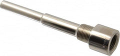 Alloy Engineering - 6 Inch Overall Length, 1/2 Inch Thread, 316 Stainless Steel Standard Thermowell - 4-1/2 Inch Insertion Length - Strong Tooling