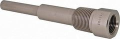 Alloy Engineering - 6 Inch Overall Length, 3/4 Inch Thread, 304 Stainless Steel Standard Thermowell - 4-1/2 Inch Insertion Length - Strong Tooling