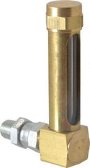 LDI Industries - 1-7/8 Inch Long Sight, 1/8 Inch Thread Size, Buna-N Seal Union Coupling, Vented Oil-Level Indicators and Gauge - 2-7/8 Inch Length to Center of Base - Strong Tooling