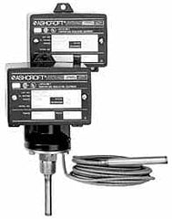 Ashcroft - 0 to 100°F, Watertight Single Setpoint Temp Switch - 4 Inch Rigid Stem - Strong Tooling