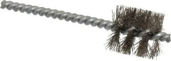 Schaefer Brush - 3/4 Inch Inside Diameter, 15/16 Inch Actual Brush Diameter, Stainless Steel, Power Fitting and Cleaning Brush - 3/16 Shank Diameter, 3-5/8 Inch Long, Twisted Wire Stem, 7/8 Inch Refrigeration Outside Diameter - Strong Tooling