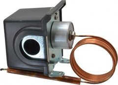 Made in USA - 50 to 300°F, General Service Temp Switch - 10 Resolution, 3/8 x 4-1/2 Bulb - Strong Tooling