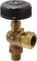 Conbraco - 350 psi Working Pressure, 125 Max psi, Bronze Liquid Level Gage Glass - 350°F Max Operating Temp, 3/8 Inch Thread, EPDM Seal - Strong Tooling