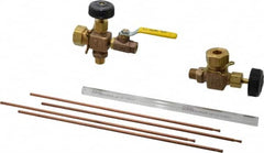 Conbraco - 400 psi Working Pressure, 250 Max psi, Bronze Liquid Level Gage Glass - 400°F Max Operating Temp, 1/2 Inch Thread, PTFE Seal - Strong Tooling