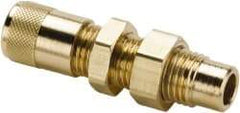 Parker - 500 Max psi, 1/4 Tube OD, Bulkhead Solder Union Access Valve - Brass - Strong Tooling