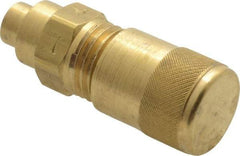 Parker - 500 Max psi, 3/16-3/8 Tube OD, 3 Way Solder Connector Access Valve - Brass - Strong Tooling