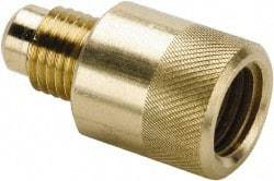 Parker - 1/4" Tube OD Access Valve Refrigerant Adapter - For Parker Brass Access Valves - Strong Tooling