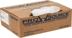 PRO-SOURCE - 0.6 mil Thick, Household/Office Trash Bags - 24" Wide x 31" High, Clear - Strong Tooling