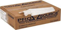 PRO-SOURCE - 0.6 mil Thick, Household/Office Trash Bags - 30" Wide x 36" High, Clear - Strong Tooling