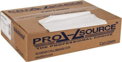 PRO-SOURCE - 0.6 mil Thick, Household/Office Trash Bags - 33" Wide x 39" High, Clear - Strong Tooling