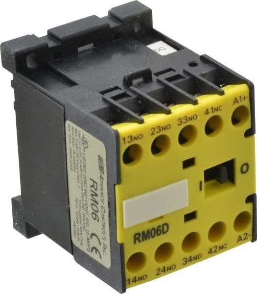 ACI - 4 Pole, 3NO/NC, 24 VAC Control Relay - 16 Amps, 600 VDC - Strong Tooling