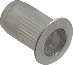 RivetKing - #10-24, 0.02 to 0.13" Grip, 19/64" Drill, Aluminum Standard Rivet Nut - Uncoated, Countersunk Head - Strong Tooling