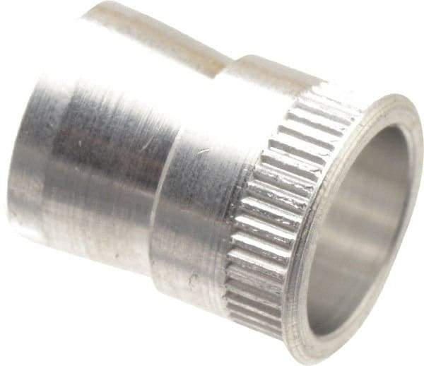 RivetKing - #10-24 UNC, Uncoated, Aluminum Knurled Rivet Nut Inserts - 0.297" to 0.302" Grip, 9/32" Drill Size - Strong Tooling