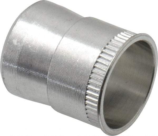 RivetKing - 5/16-18 UNC, Uncoated, Aluminum Knurled Rivet Nut Inserts - 0.531" to 0.536" Grip, 1/2" Drill Size - Strong Tooling