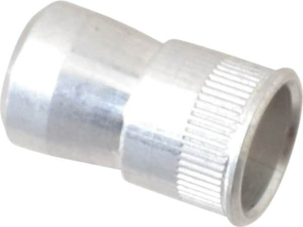 RivetKing - #6-32 UNC, Uncoated, Aluminum Knurled Rivet Nut Inserts - 0.234" to 0.239" Grip, 7/32" Drill Size - Strong Tooling