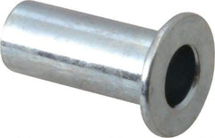 RivetKing - #10-32, 0.08 to 0.13" Grip, 1/4" Drill, Steel Standard Rivet Nut - Zinc Plated, Round Head - Strong Tooling