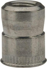 RivetKing - M6x1.00 Metric Coarse, Zinc-Plated, Steel Knurled Rivet Nut Inserts - 0.02" to 0.13" Grip, 3/8" Drill Size - Strong Tooling