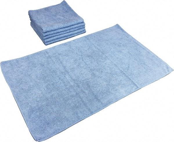 PRO-SOURCE - Reusable Microfiber Wipes - Packet, 16" x 27" Sheet Size, Blue - Strong Tooling