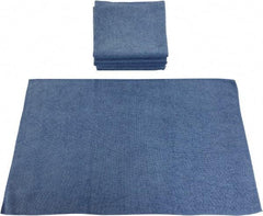 PRO-SOURCE - Reusable Microfiber Wipes - Packet, 16" x 24" Sheet Size, Blue - Strong Tooling