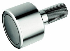 Accurate Bushing - 1-3/4" Roller Diam x 1-3/16" Width, 3/4" Stud Diam x 1-3/4" Length, Plain Load Roller - Steel, 7/8" Thread Length, 3/4-16 Thread, 2,520 Lb Dynamic Cap, 1,370 Lb Static Cap - Strong Tooling