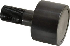 Accurate Bushing - 2-1/2" Roller Diam x 1-11/16" Width, 1" Stud Diam x 2-1/4" Length, Plain Load Roller - Steel, 1-1/2" Thread Length, 1-14 Thread, 5,120 Lb Dynamic Cap, 3,120 Lb Static Cap - Strong Tooling