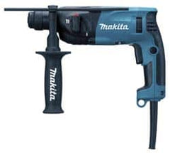 Makita - 110 Volt SDS Plus Chuck Electric Rotary Hammer - 0 to 5,000 BPM, 0 to 1,500 RPM, Reversible - Strong Tooling