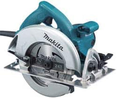 Makita - 15 Amps, 7-1/4" Blade Diam, 5,800 RPM, Electric Circular Saw - 120 Volts, 10' Cord Length, 5/8" Arbor Hole, Right Blade - Strong Tooling