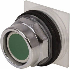 Schneider Electric - 30mm Mount Hole, Extended Straight, Pushbutton Switch Only - Green Pushbutton, Momentary (MO) - Strong Tooling