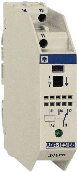 Schneider Electric - 8 Milliamp, 2NO Configuration, Interface Relay Module - DIN Rail Mount, 23 to 104°F, 115 to 127 VAC - Strong Tooling