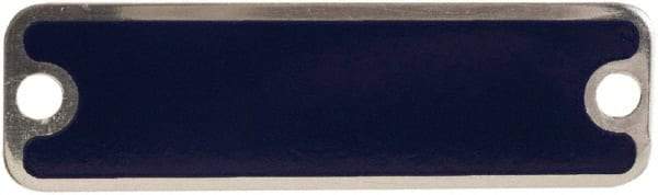 Schneider Electric - Aluminum Legend Plate - Blank - Blue Background, 1.22 Inch Hole Diameter - Strong Tooling