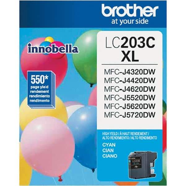 Brother - Cyan Ink Cartridge - Use with Brother MFC-J460DW, J480DW, J485DW, J680DW, J880DW, J885DW, J4320DW, J4420DW, J4620DW, J5520DW, J5620DW, J5720DW - Strong Tooling