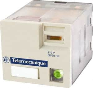 Schneider Electric - 3,750 VA Power Rating, Electromechanical Plug-in General Purpose Relay - 15 Amp at 250 VAC & 28 VDC, 3CO, 120 VAC - Strong Tooling