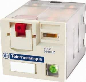 Schneider Electric - 3,750 VA Power Rating, Electromechanical Plug-in General Purpose Relay - 15 Amp at 250 VAC & 28 VDC, 3CO, 48 VAC - Strong Tooling