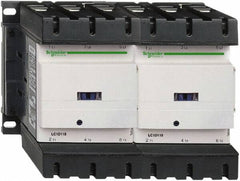 Schneider Electric - 3 Pole, 110 Coil VAC at 50/60 Hz, 115 Amp at 440 VAC, Reversible IEC Contactor - 3 Phase hp: 100 at 575/600 VAC, 30 at 200/208 VAC, 40 at 230/240 VAC, 75 at 460/480 VAC - Strong Tooling