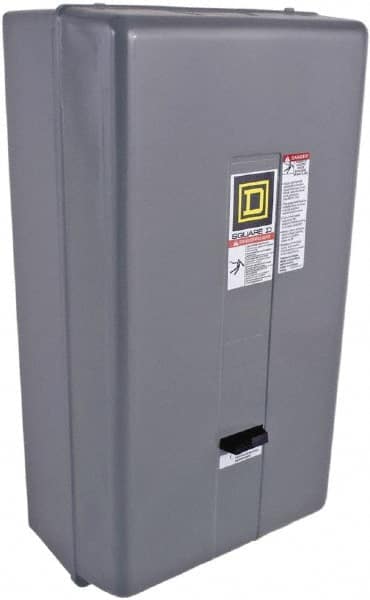 Square D - 208 Coil VAC at 60 Hz, 90 Amp, NEMA Size 3, Nonreversible Enclosed Enclosure NEMA Motor Starter - 3 Phase hp: 25 at 200 VAC, 30 at 230 VAC, 50 at 460 VAC, 50 at 575 VAC, 1 Enclosure Rating - Strong Tooling