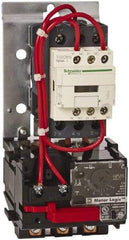 Schneider Electric - 120 Coil VAC, 9 Amp, Nonreversible Open Enclosure NEMA Motor Starter - 3 Phase hp: 1-1/2 at 200 VAC, 1-1/2 at 230 VAC, 2 at 460 VAC, 2 at 575 VAC - Strong Tooling