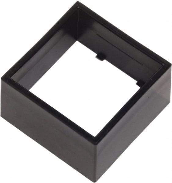 Schneider Electric - Pushbutton Switch Full Shroud - Black, Square Button, Nonilluminated - Strong Tooling