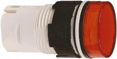 Schneider Electric - Red Lens LED Pilot Light - Round Lens, Shock Resistant, Vibration Resistant - Strong Tooling