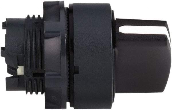 Schneider Electric - 22mm Mount Hole, 2 Position, Handle Operated, Selector Switch Only - Black, Momentary (MO), Nonilluminated, Shock, Vibration and Water Resistant - Strong Tooling