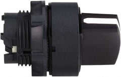 Schneider Electric - 22mm Mount Hole, 2 Position, Handle Operated, Selector Switch Only - Black, Momentary (MO), Nonilluminated, Shock, Vibration and Water Resistant - Strong Tooling