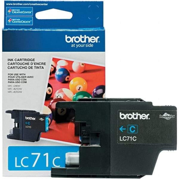 Brother - Cyan Ink Cartridge - Use with Brother MFC-J280W, J425W, J430W, J435W, J625DW, J825DW, J835DW - Strong Tooling