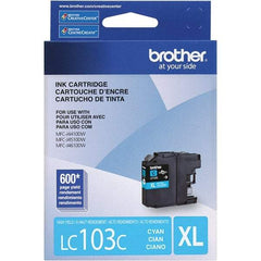 Brother - Cyan Ink Cartridge - Use with Brother DCP-J152W, MFC-J245, J285DW, J4310DW, J4410DW, J450DW, J4510DW, J4610DW, J470DW, J4710DW, J475DW, J650DW, J6520DW, J6720DW, J6920DW, J870DW, J875DW - Strong Tooling