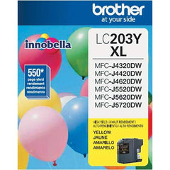 Brother - Yellow Ink Cartridge - Use with Brother MFC-J460DW, J480DW, J485DW, J680DW, J880DW, J885DW, J4320DW, J4420DW, J4620DW, J5520DW, J5620DW, J5720DW - Strong Tooling