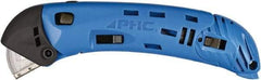 PHC - Springback Safety Cutter - Blue ABS Handle, 1 Blade Included - Strong Tooling