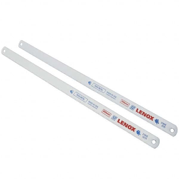 Lenox - Hand Hacksaw Blades Blade Material: Bi-Metal Blade Length (Inch): 12 - Strong Tooling