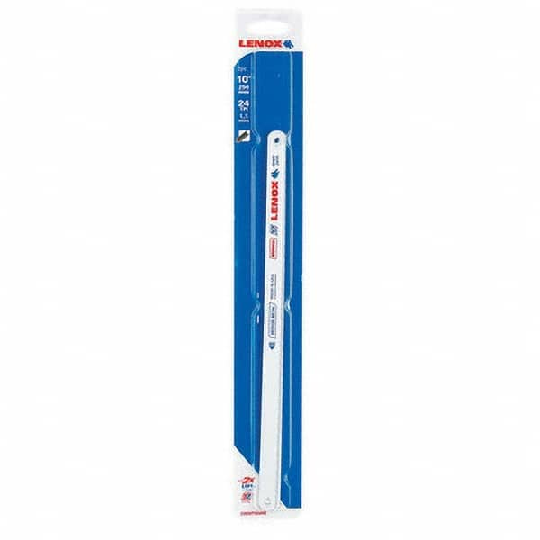 Lenox - Hand Hacksaw Blades Blade Material: Bi-Metal Blade Length (Inch): 10 - Strong Tooling