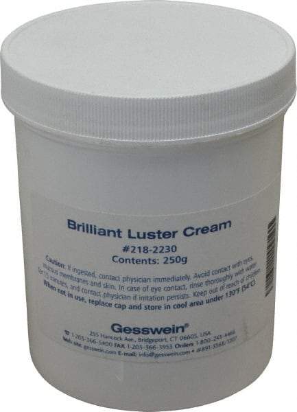 Made in USA - 250 g Polishing Compound - Use on Aluminum, Brass, Bronze, Chrome & Steel - Strong Tooling